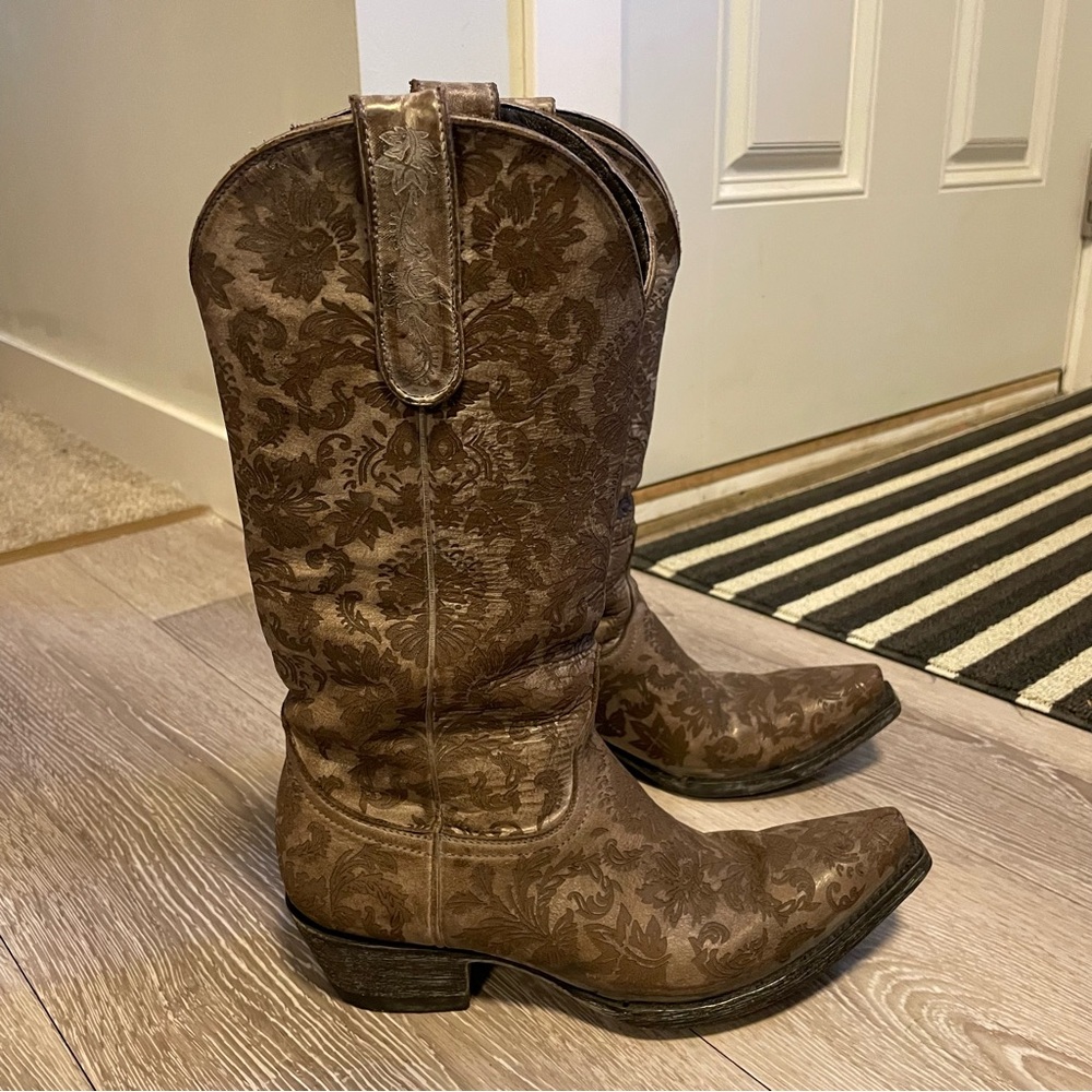 Old Gringo Floral Patterned Heeled Boots - Picture 7 of 12